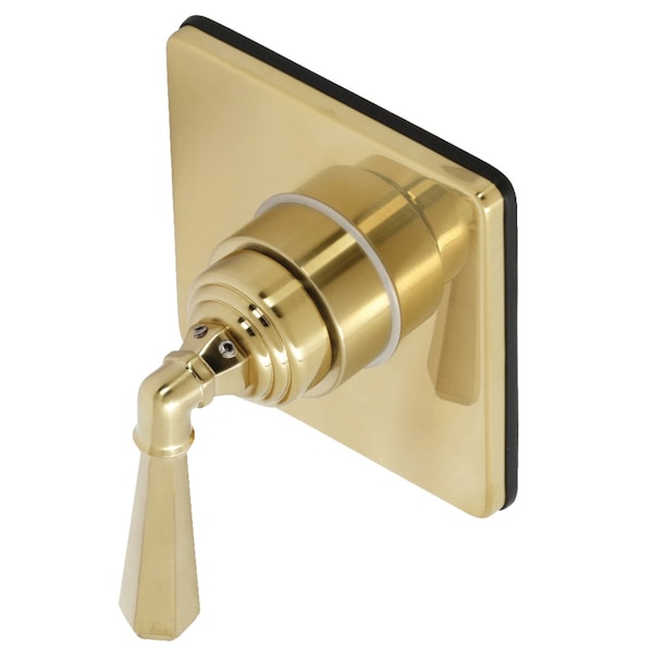 Kingston Brass KS3047HL Single-Handle Three-Way Diverter Valve with Trim Kit, Brushed Brass KS3047HL - main